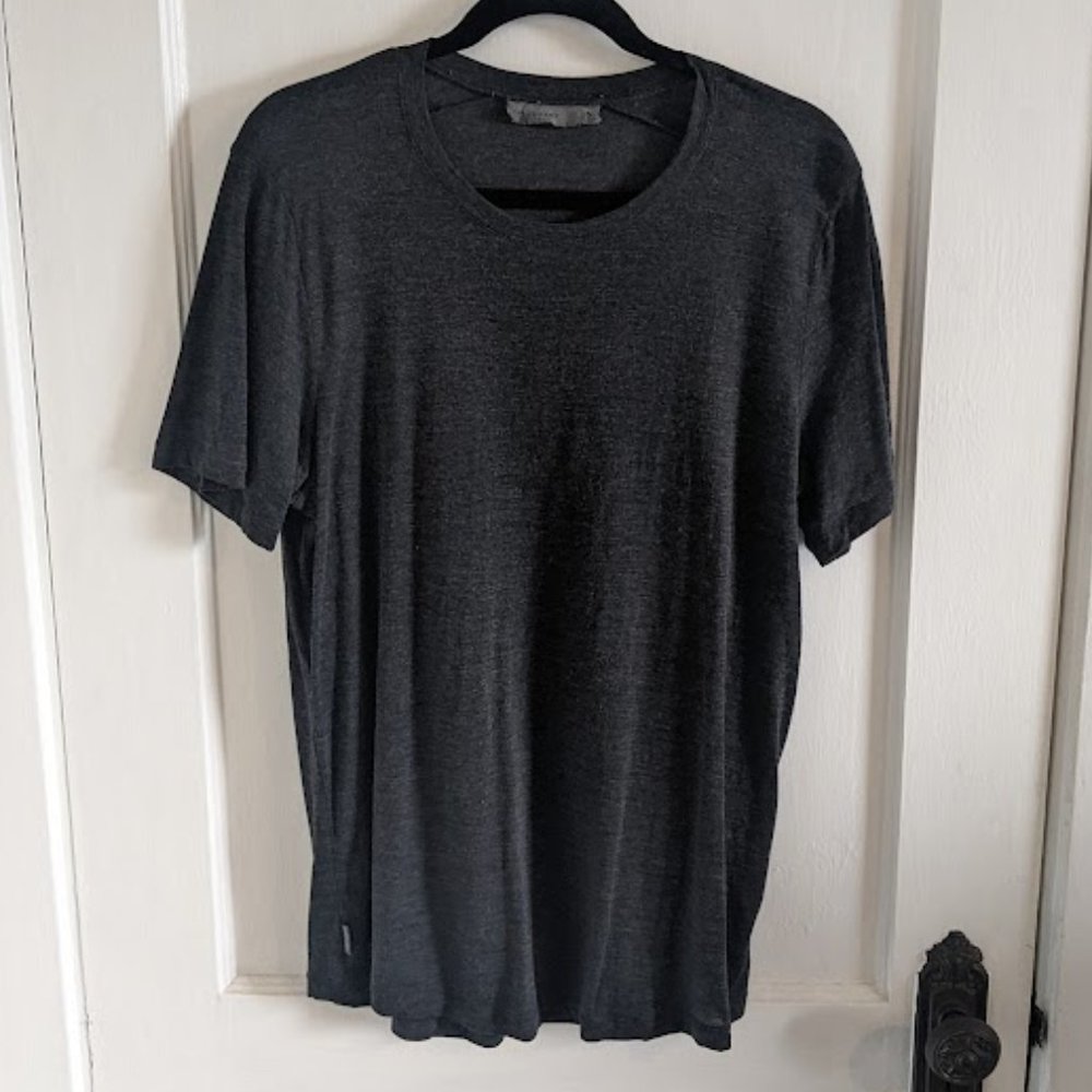 Icebreaker Cool-Lite Merino Wool Sphere Tshirt - Grey - Medium